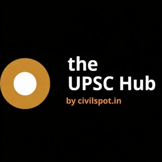 Telegram profile photo for the UPSC Hub (civilspot.in)