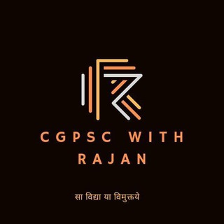 Telegram profile photo for CGPSC WITH RAJAN