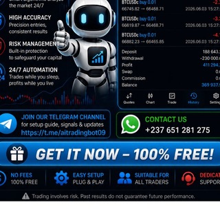 Telegram profile photo for π€El Black Child Automated Trading Solutions 1@ | Precision, Consistency & Smart Profits
