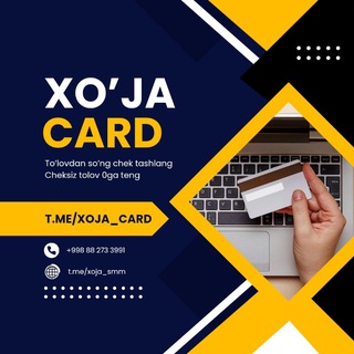 Telegram profile photo for XO'JA CARD