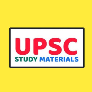Telegram profile photo for UPSC Study Material ™️