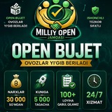 Telegram profile photo for OpenbujetOfficial