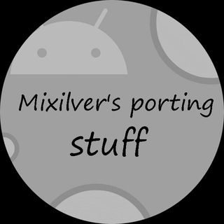Telegram profile photo for Mixilver's porting stuff
