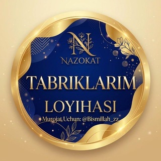 Telegram group profile photo for Tabriklarim loyihasi