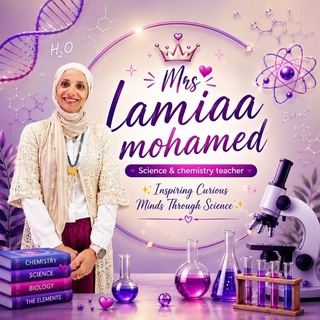 Telegram profile photo for Science & chemistry with Mrs lamiaa