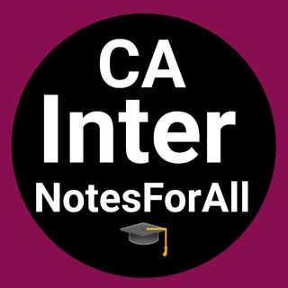 Telegram profile photo for CA Inter NotesForAll✅