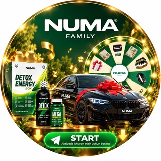 Telegram profile photo for NUMA · Detox Energy Box