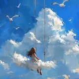 Telegram profile photo for أخَت الغيم🌱☁️.