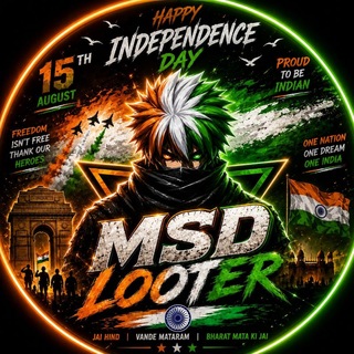 Telegram profile photo for MSD LOOTER ( TESTING )