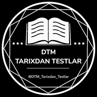Telegram group profile photo for @DTM_tarixdan_testlar