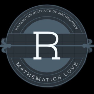 Telegram profile photo for RAMANUJAN INSTITUTE OF MATHEMATICS IIT JAM/GATE/CSIR NET