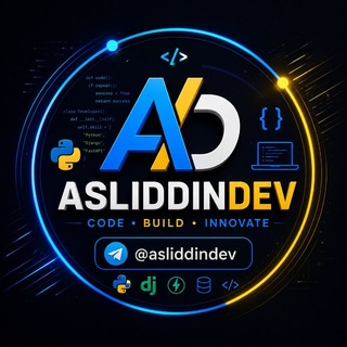 Telegram profile photo for PYTHON KODLAR WEB DEVELOPER