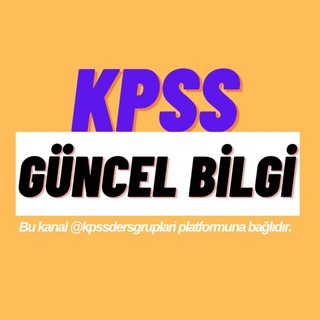 Telegram profile photo for Kpss Güncel Bilgi