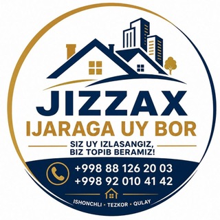 Telegram profile photo for 🏠 JIZZAX SHAHAR IJARALARI VA UY OLIB SOTISH KANALI
