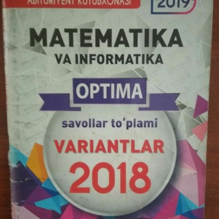 Telegram profile photo for 📒MATEMATIKA 2018