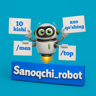 Telegram profile photo for 𝙎𝘼𝙉𝙊𝙌𝘾𝙃𝙄 𝘽𝙊𝙏 | Hisoblovchi|Xisoblovchi