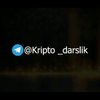 Telegram profile photo for Kriptovalyuta Darsliklar