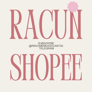 Telegram profile photo for RACUN SHOPEE: update diskon terkini, skincare makeup baju tas