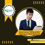 Telegram profile photo for Elbek_official_blog