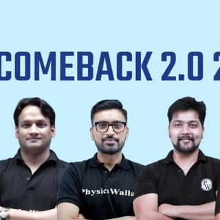 Telegram profile photo for JEE Comeback 2.0 2026