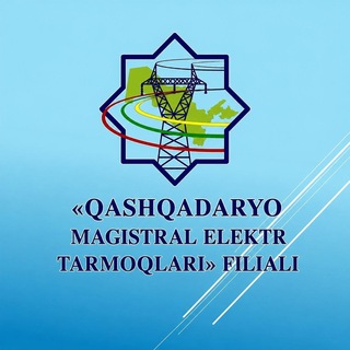 Telegram profile photo for «QAŞQADARYO MAGISTRAL ELEKTR TARMOQLARI» FILIALI — uzbekistonmet.uz
