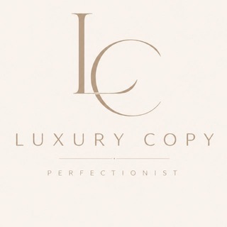 Telegram profile photo for luxury copy perfectionist | выгодный шоппинг
