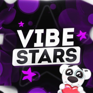 Telegram profile photo for VibeStars 💜 | Официальный канал
