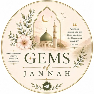 Telegram profile photo for Gems of Jannah