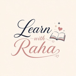 Telegram profile photo for 📚 𝓛𝓮𝓪𝓻𝓷 𝔀𝓲𝓽𝓱 𝓡𝓪𝓱𝓪 🤍 🌸