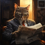 Telegram profile photo for Freecat.ru: фриланс, удаленка, вакансии