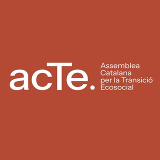 Telegram profile photo for acTe. Assemblea Catalana per la Transició Ecosocial