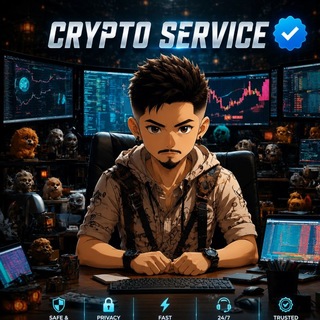 Telegram profile photo for CRYPTO SERVICE ²⁴/⁷👑