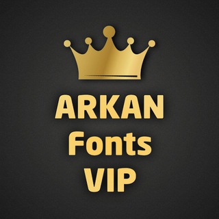 Telegram profile photo for Arkan Fonts VIP