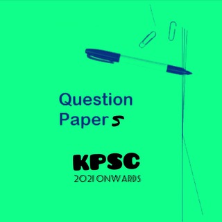Telegram profile photo for KPSC Question papers