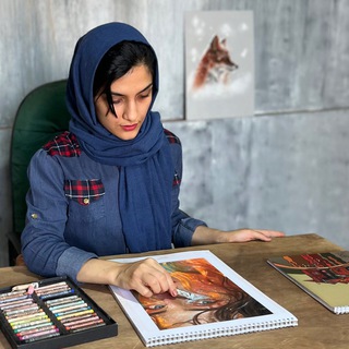 Telegram profile photo for اموزش طراحی و نقاشی