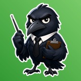 Telegram profile photo for Strict Crow · Design Contest 26 R2