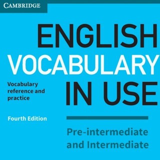 Telegram profile photo for English Vocabulary in Use Pre-Intermediate and Intermediate