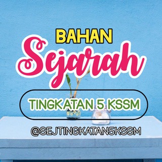 Telegram profile photo for Bahan Sejarah Tingk.5 KSSM