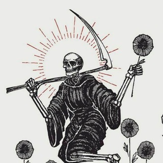 Telegram profile photo for skeleton man | evil posting