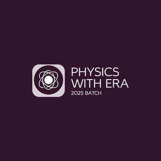 Telegram profile photo for Physics with Era 2025