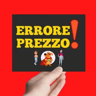 Telegram profile photo for ERRORI PREZZO