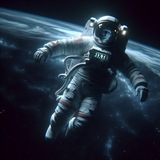 Telegram profile photo for NASA || космонавт умерший в космосе