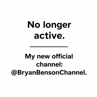 Telegram profile photo for Bryan Benson🔝Market Insights