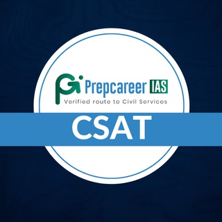 Telegram profile photo for CSAT with Prepcareer IAS