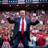 Telegram profile photo for Trump Macarena