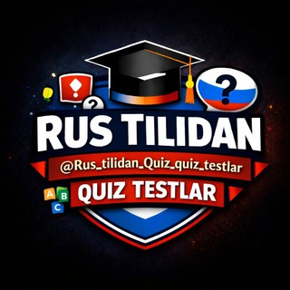 Telegram profile photo for Rus tilidan Quiz testlar