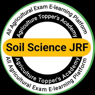 Telegram profile photo for Soil Science JRF ( Agri Toppers Academy)