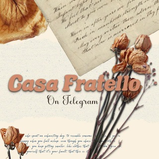 Telegram profile photo for Casa Fratello, OPEN.