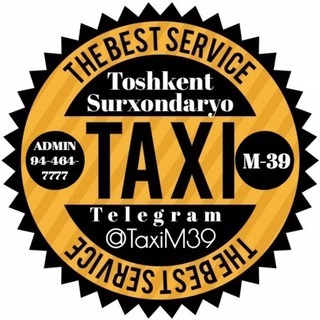 Telegram profile photo for Toshkent - Surxondaryo TAXI 🚕 | M39 yo‘nalishi