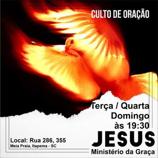 Telegram profile photo for Jesus - Ministério da Graça